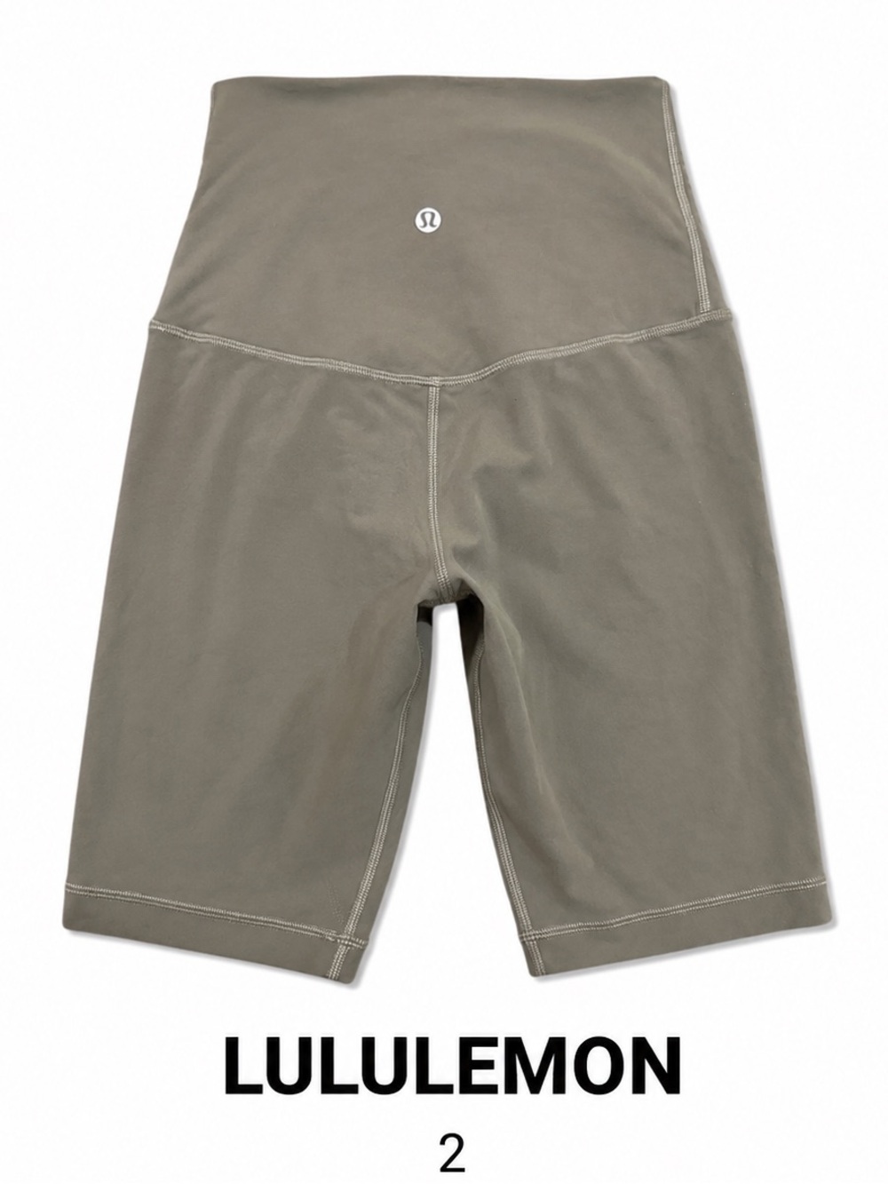 lululemon athletica High-Rise Bike Shorts - Olive Green